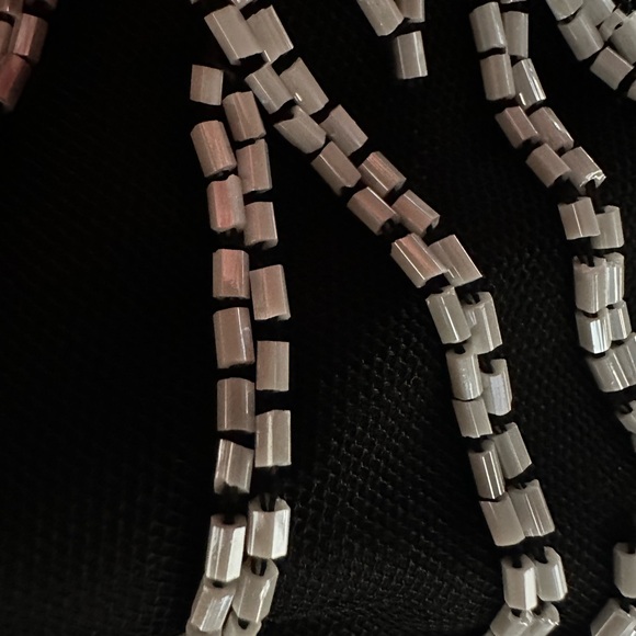 Aidan Mattox Black and Silver Beaded Blouse - Picture 10 of 14